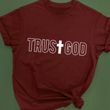 Trust God Cross Tee